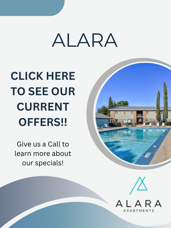 Current leasing specials at Alara Apartments